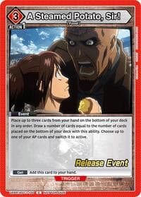 A Steamed Potato, Sir! - UE10BT: Attack on Titan Release Event Cards - Union Arena card