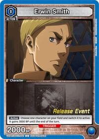 Erwin Smith (001) - UE10BT: Attack on Titan Release Event Cards - Union Arena card
