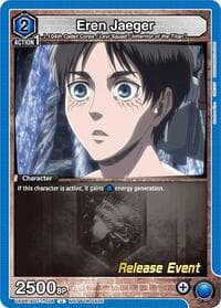 Eren Jaeger (026) - UE10BT: Attack on Titan Release Event Cards - Union Arena card