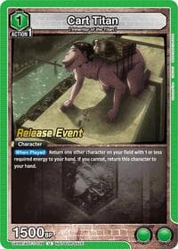 Cart Titan - UE10BT: Attack on Titan Release Event Cards - Union Arena card
