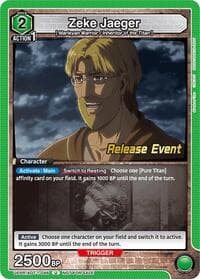 Zeke Jaeger (046) - UE10BT: Attack on Titan Release Event Cards - Union Arena card