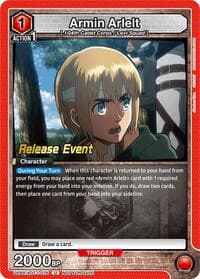 Armin Arlelt (076) - UE10BT: Attack on Titan Release Event Cards - Union Arena card