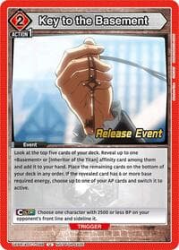 Key to the Basement - UE10BT: Attack on Titan Release Event Cards - Union Arena card