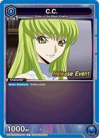 C.C. (002) - UEX03BT: CODE GEASS: Lelouch of the Rebellion Vol.2 Release Event Cards - Union Arena card