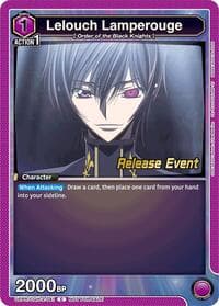 Lelouch Lamperouge (041) - UEX03BT: CODE GEASS: Lelouch of the Rebellion Vol.2 Release Event Cards - Union Arena card