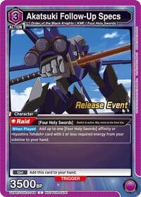 Akatsuki Follow-Up Specs - UEX03BT: CODE GEASS: Lelouch of the Rebellion Vol.2 Release Event Cards - Union Arena card