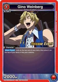 Gino Weinberg (067) - UEX03BT: CODE GEASS: Lelouch of the Rebellion Vol.2 Release Event Cards - Union Arena card