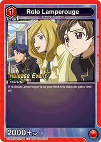 Rolo Lamperouge (071) - UEX03BT: CODE GEASS: Lelouch of the Rebellion Vol.2 Release Event Cards - Union Arena card