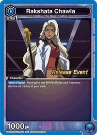 Rakshata Chawla - UEX03BT: CODE GEASS: Lelouch of the Rebellion Vol.2 Release Event Cards - Union Arena card
