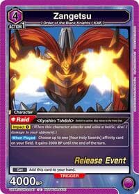 Zangetsu - UEX03BT: CODE GEASS: Lelouch of the Rebellion Vol.2 Release Event Cards - Union Arena card