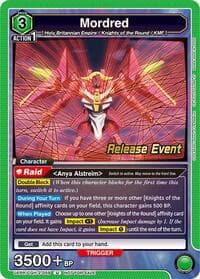 Mordred - UEX03BT: CODE GEASS: Lelouch of the Rebellion Vol.2 Release Event Cards - Union Arena card