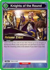 Knights of the Round - UEX03BT: CODE GEASS: Lelouch of the Rebellion Vol.2 Release Event Cards - Union Arena card