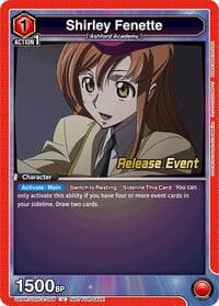 Shirley Fenette - UEX03BT: CODE GEASS: Lelouch of the Rebellion Vol.2 Release Event Cards - Union Arena card