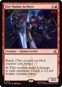 Fire Nation Archers - Avatar: The Last Airbender: Eternal-Legal - Magic: The Gathering card
