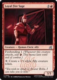 Loyal Fire Sage - Avatar: The Last Airbender: Eternal-Legal - Magic: The Gathering card