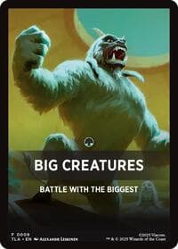 Big Creatures Theme Card - Avatar: The Last Airbender - Magic: The Gathering card