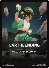 Earthbending Theme Card (0010) - Avatar: The Last Airbender - Magic: The Gathering card
