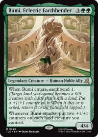 Bumi, Eclectic Earthbender - Avatar: The Last Airbender: Eternal-Legal - Magic: The Gathering card