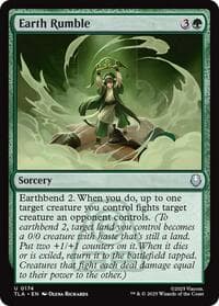 Earth Rumble - Avatar: The Last Airbender - Magic: The Gathering card