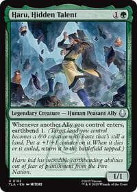 Haru, Hidden Talent - Avatar: The Last Airbender - Magic: The Gathering card