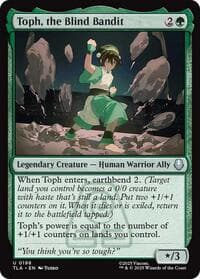 Toph, the Blind Bandit - Avatar: The Last Airbender - Magic: The Gathering card