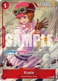 Koala (CS 25-26 Event Pack) - One Piece Promotion Cards - One Piece Card Game card