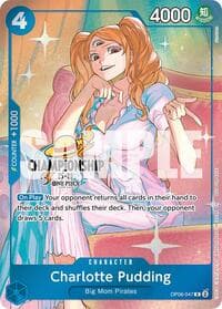 Charlotte Pudding (047) (CS 25-26 Celebration Pack) - One Piece Promotion Cards - One Piece Card Game card