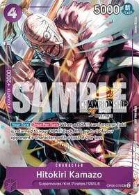 Hitokiri Kamazo (CS 25-26 Celebration Pack) - One Piece Promotion Cards - One Piece Card Game card