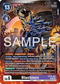 Blastmon - Sinister Order - Digimon Card Game card