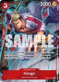 Hongo (CS 25-26 Celebration Pack) - One Piece Promotion Cards - One Piece Card Game card