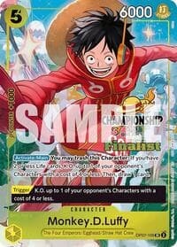 Monkey.D.Luffy (CS 25-26 Finalist Card Set 1) - One Piece Promotion Cards - One Piece Card Game card
