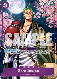 Zoro-Juurou (CS 25-26 Event Pack Finalist Ver.) - One Piece Promotion Cards - One Piece Card Game card