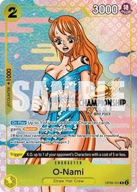 O-Nami (CS 25-26 Event Pack Finalist Ver.) - One Piece Promotion Cards - One Piece Card Game card