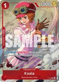 Koala (CS 25-26 Event Pack Finalist Ver.) - One Piece Promotion Cards - One Piece Card Game card