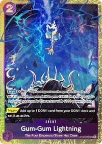 Gum-Gum Lightning (Premium Card Collection -Best Selection Vol. 4-) - One Piece Promotion Cards - One Piece Card Game card