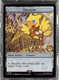 Treasure Token (Metal Promo) - WPN & Gateway Promos - Magic: The Gathering card