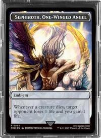 Sephiroth, One-Winged Angel (Metal Promo) - WPN & Gateway Promos - Magic: The Gathering card