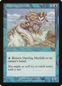 Darting Merfolk - Mercadian Masques - Magic: The Gathering card