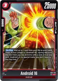 Android 16 - Wish For Shenron - Dragon Ball Super: Fusion World card