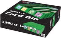 3200 Collectible Card Bin - Green - BCW Deck Boxes - Deck Boxes card