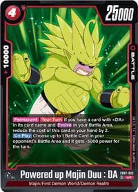 Powered up Majin Duu : DA - Wish For Shenron - Dragon Ball Super: Fusion World card