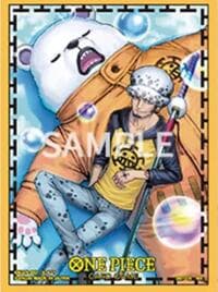 One Piece Card Game Official Sleeves: Limited Edition Vol.4 - Trafalgar Law & Bepo (70-Pack) - Bandai Card Sleeves - Card Sleeves card