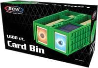 1600 Collectible Card Bin - Green - BCW Deck Boxes - Deck Boxes card