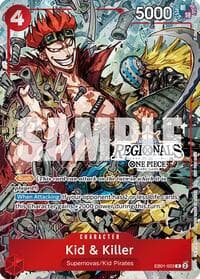 Kid & Killer (Online Regional Participation Pack 2025 Vol.2) - One Piece Promotion Cards - One Piece Card Game card