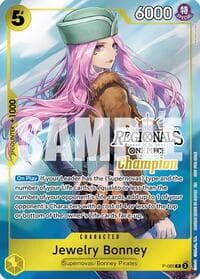 Jewelry Bonney (Online Regional Champion Card Set 2025 Vol.2) - One Piece Promotion Cards - One Piece Card Game card