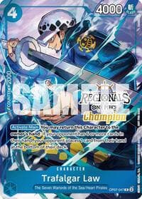 Trafalgar Law (Online Regional Champion Card Set 2025 Vol.2) - One Piece Promotion Cards - One Piece Card Game card