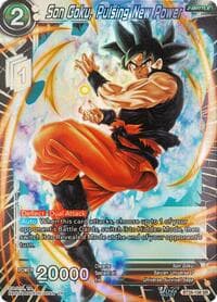 Son Goku, Pulsing New Power - Prismatic Clash - Dragon Ball Super: Masters card