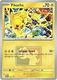 Pikachu - 225 (World Championship 2025) [Winner] - SV: Scarlet & Violet Promo Cards - Pokemon card