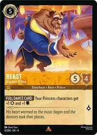 Beast - Gracious Prince - Fabled - Disney Lorcana card