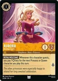 Aurora - Holding Court - Fabled - Disney Lorcana card